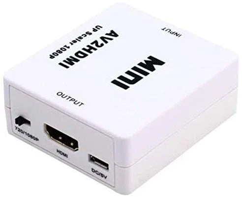 Mini HD Video Converter Box HDMI to AV / CVBS L/R Video Adapter HDMI Audio NTSC and PAL Output - eBuy UAE